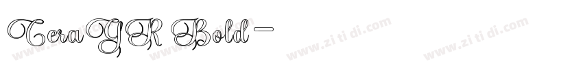 CeraGR Bold字体转换